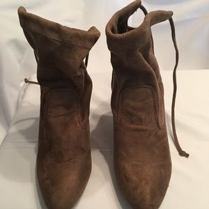 Tan Suede like boots